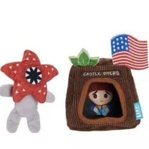 BarkToy Stranger Things Show Castle Byers Demogrrrgon Set Crinkle Plush Squishy